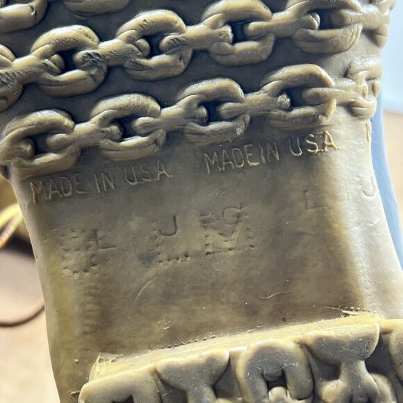 LL Bean Womens Bean Boots 8" Leather Unlined Duck Boots Brown Size 8 - Picture 8 of 8